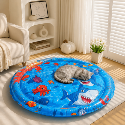 SommerPfote™ – Kühlendes Wasserbett für Hunde & Katzen