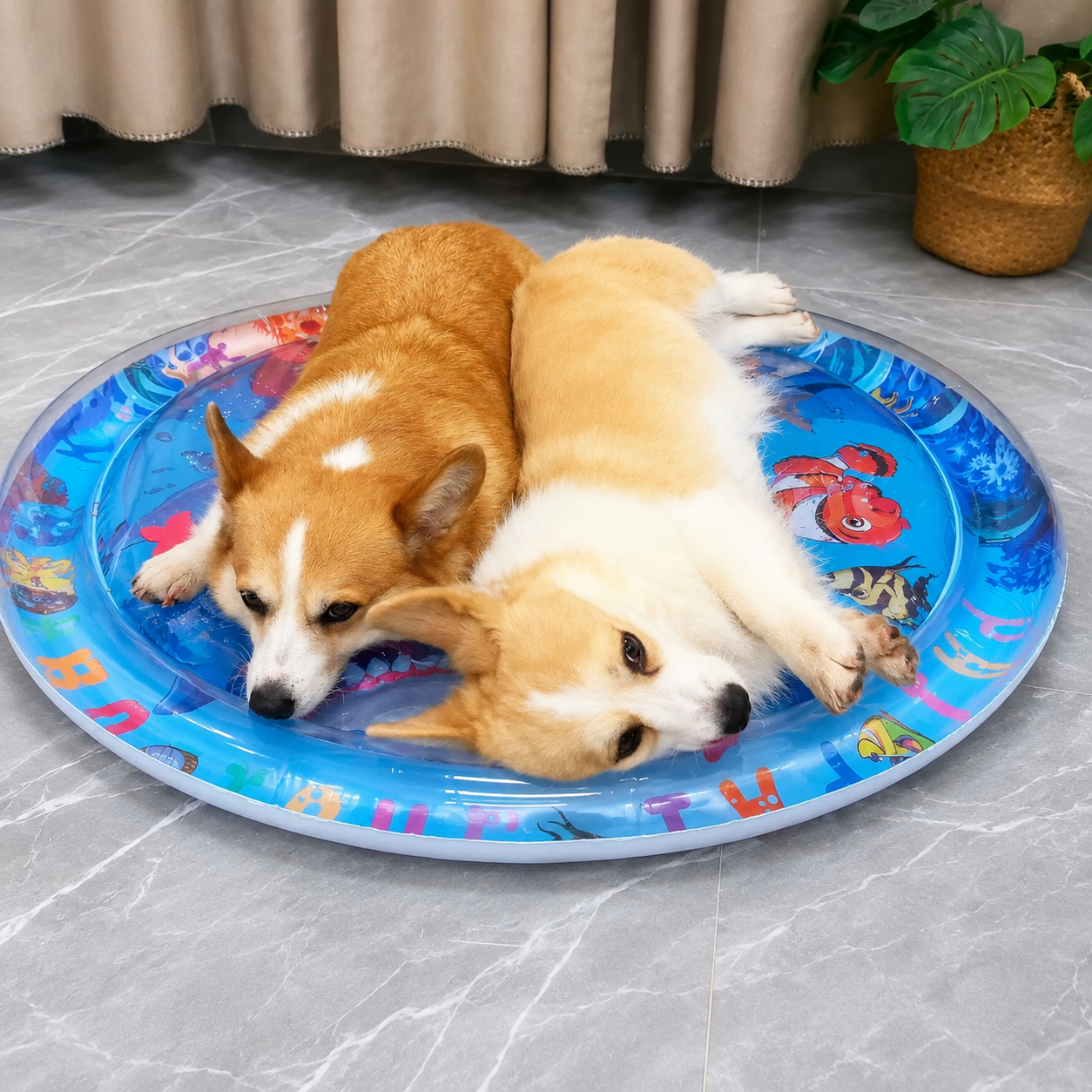 SommerPfote™ – Kühlendes Wasserbett für Hunde & Katzen